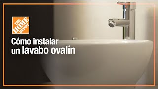 ¿Cómo instalar un lavabo ovalin  Baños [upl. by Ettenawtna]