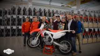 Superbowl Supercross Genova 13  Justin Barcia Visit RedMoto [upl. by Nwotna]