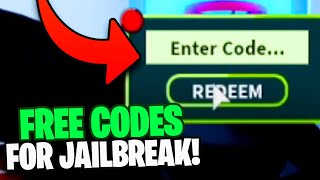 NEW FREE PROMO Codes in Roblox Jailbreak [upl. by Fredrika]