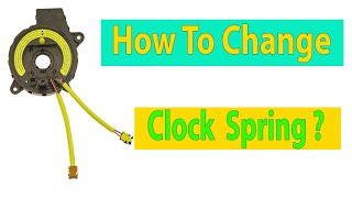 How to change clock spring   Mahindra scorpio clock spring replacement [upl. by Marj]