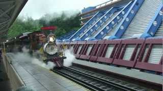 Disneyland Railroad  Discoveryland Station [upl. by Namyh965]