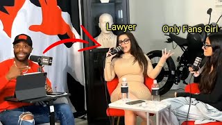 Man SILENCES Delusional Lawyer And Only Fans Girl [upl. by Nilcaj]