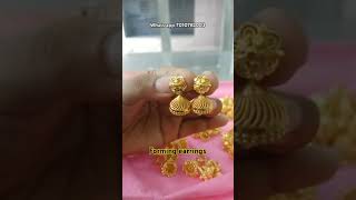 Forming earrings lowest price order 7010782003 jimikki jamka stud earring jimikkikammal [upl. by Licastro]