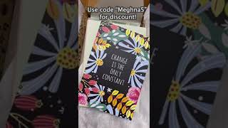 Factor Notes 2022 Planner Flipthrough discount code  Meghna Verghese Shorts [upl. by Naynek]