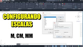 Configurando ESCALAS no AutoCAD Metros Centímetros e Milímetros [upl. by Lseil]