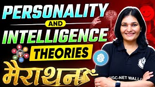 UGC NET Education Marathon  Personality amp Intelligence Theories for UGC NET 2024  Dr Priyanka PW [upl. by Enyawed12]