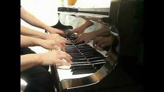 Shostakovich Second Waltz 1piano 4hands [upl. by Amalia]