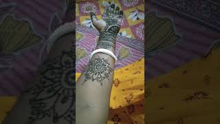 mehendi kemon hoyche sobai bolo please short mehendi song [upl. by Delmor]