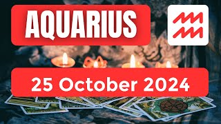 Aquarius horoscope  Aquarius Horoscope for Today 25 October 2024 [upl. by Yerahcaz]