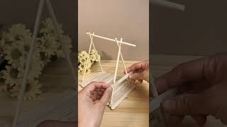 Ice cream stick craft👍 beautiful craftshortvideo likesharesubscribe 🙏 [upl. by Bertsche]