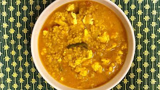 Lunch Egg Dal Recipe [upl. by Lucier571]