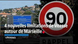 4 nouvelles limitations de vitesse autour de Marseille [upl. by Eintruok11]