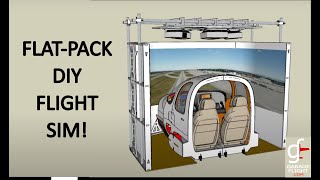 Ultimate Cessna  Cirrus Home Cockpit Flight Simulator with 220 deg 3 projector surround screen [upl. by Heyman]