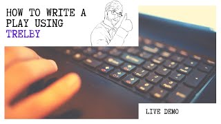 Best Playwriting Software  Trelby Live Demo [upl. by Genevra722]