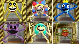 ALL ROBLOX SMILEYS STYLIZED NEXTBOTS and ZOONOMALY MONSTER TORTURE in Garrys Mod [upl. by Mcmaster]