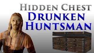 Skyrim Hidden Chest Under The Drunken Huntsman [upl. by Neff]