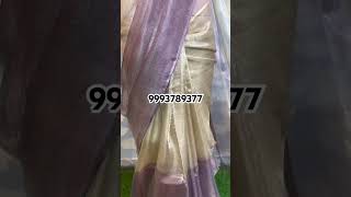 Pure tissue tussar silk dual shade saree with blouse [upl. by Lundin]