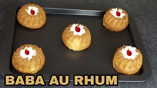 COMMENT FAIRE DES BABAS AUX RHUM  SAVARIN  recette Prez K facile [upl. by Efren]