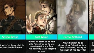 Cause of Death of Attack on Titan Characters [upl. by Gaskins681]