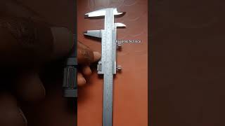 Vernier caliper  vernier caliper in Hindi shorts shortvideo verniercaliper tricks [upl. by Harriette]