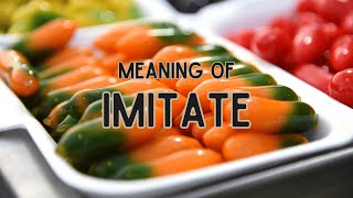 What does Imitate mean [upl. by Freudberg]