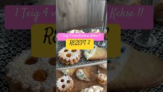 1 Teig 4 verschiedene Kekse REZEPT 2 [upl. by Esme590]