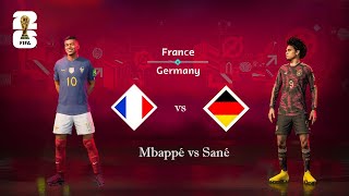 France vs Germany  FIFA WORLD CUP 2026   Ft Mbappé Dembélé Griezmann Sané [upl. by Rhu]