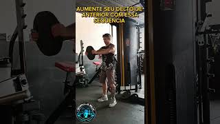 DELTÓIDE ANTERIOR  ELEVAÇÃO FRONTAL E SUAS VARIAÇÕES CABO E HALTER gym motivation deltoides [upl. by Caresa922]