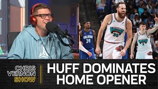 Grizzlies Home Opener Jay Huff Crushes Yuki Kawamura NFLCFB 10 Things  Chris Vernon Show [upl. by Jaclin]