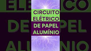 ⚡️ EXPERIMENTO de ELETRICIDADE cienciasparacriancas cienciasdanatureza diy [upl. by Larimore]