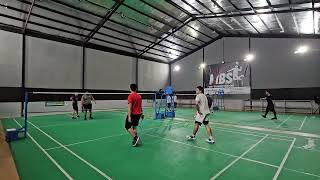 Jogja Badminton  DodiTeddy vs BasithLiam [upl. by Otrevlig]