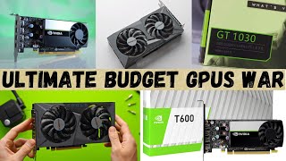 Nvidia Quadro T400 vs GT 1030  T600 vs GTX 1050 Ti  Gaming Benchmark Test  PC Lovers Tech [upl. by Oleta]