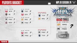 PREDIKSI amp PENJELASAN LENGKAP BRACKET PLAYOFF MPL ID SEASON 14 [upl. by Ennire]