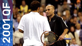 Is this the greatest US Open match ever  Pete Sampras vs Andre Agassi  US Open 2001 Quarterfinal [upl. by Nemhauser666]