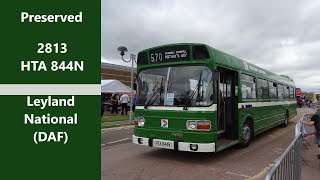 Preserved 2813 HTA 844N Leyland National DAF [upl. by Enelyk312]