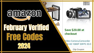 Offers amp Discount Coupons Amazon February 2024  Coupon Code Amazon  President Day [upl. by Higinbotham]