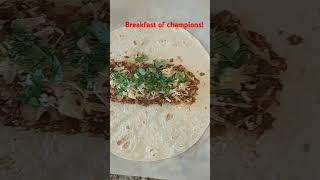 chorizo burritos breakfast cilantro greenchilies lime quesofresco rice cheese [upl. by Ojoj]