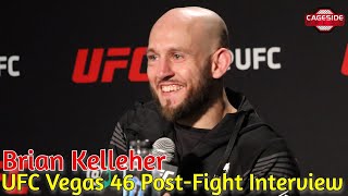 UFC Vegas 46 Brian Kelleher Want A Rap Battle With Bryce Mitchell [upl. by Schapira481]