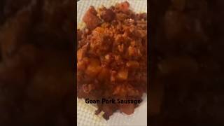 how to cook goan chorizo sausage  goan pork sausage meat recipes  indiancuisine goanrecipe pork [upl. by Sabelle290]