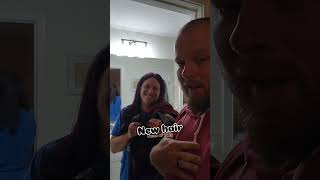 You scared me 😱annoyhusband havingfun laughing funnywife shescrazy reels cornycouple [upl. by Nrublim]