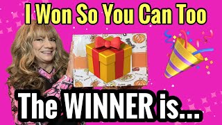 The WINNER is… of the I Won So You Can Too fromunboxingswithwendyjean3334 🥳 [upl. by Lisabeth595]