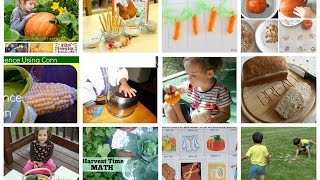 Preschool Activities for Harvest Theme [upl. by Ileyan]