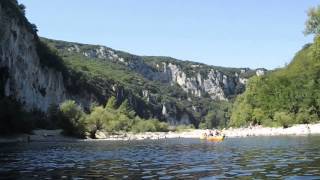 VallonPontdArc en canoë septembre 2013 [upl. by Yate4]