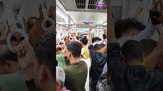 Overcrowded Metro Commuter Struggles Amid Packed Trains sayemviews [upl. by Kerrison]