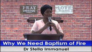 Why We Need Baptism of Fire Dr Stella Immanuel Bilingual English amp Spanish [upl. by Ezmeralda]