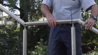 How to Install Stainless Steel Stair Handrails  DIY Professional Way [upl. by Ajiram819]