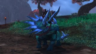 Jade Primordial Direhorn Epic Mount Drop WoW [upl. by Nuaj]