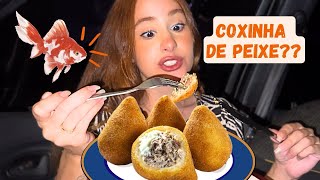 PROVANDO COXINHAS DIFERENTES coxinhas de sabores esquisitos [upl. by Brodeur116]