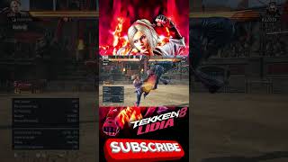 Lidia 70 DMG Combo  Tekken 8 tekken8 tekken dreadprince lidia yt 철권8 tekken7 gaming t8 [upl. by Rahr323]