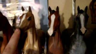 Tour of my Breyer Horse collection Over 350  Customs Artist Resins Peter Stones etc [upl. by Nauaj]